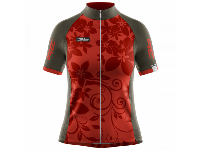 Dámský cyklodres 2206 - červená