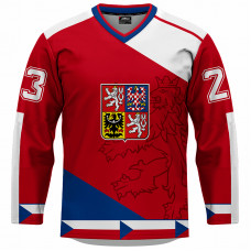 Fan hokejový dres Česko 2304 Fan hokejový dres Česko 2304