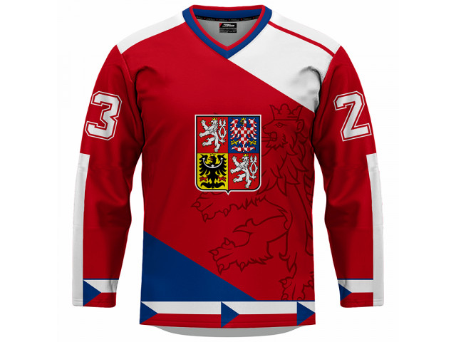 Fan hokejový dres Česko 2304 Fan hokejový dres Česko 2304
