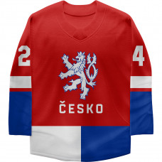 Fan hokejový dres Česko 2402 Fan hokejový dres Česko 2402