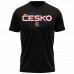 Bavlněné tričko Česko 2305 - černá