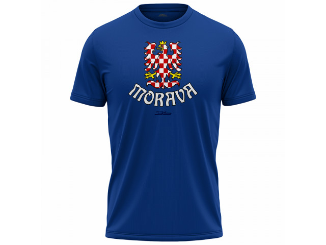Bavlněné tričko Česko 2302 - královská modř