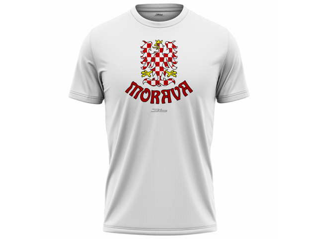 Bavlněné tričko Česko 2302 - bílá