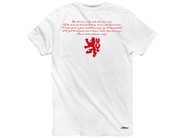 Bavlněné tričko Česko 2408