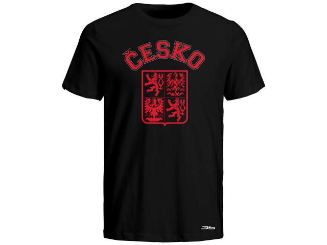 Bavlněné tričko Česko 2409