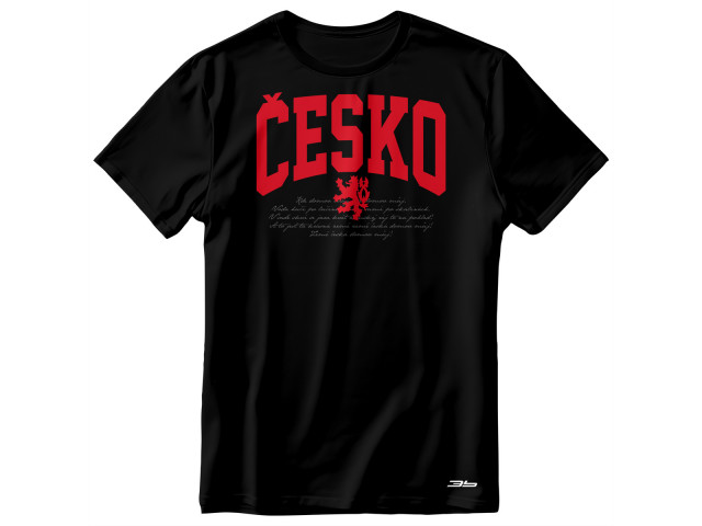 Bavlněné tričko Česko 2412 Bavlněné tričko Česko 2412