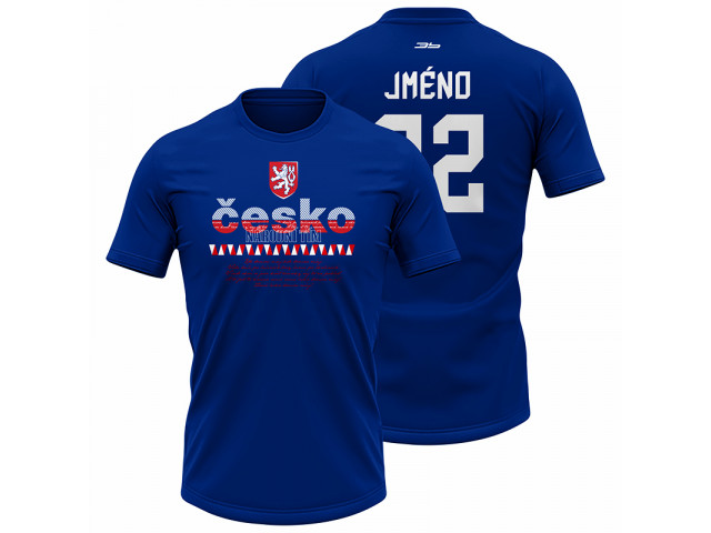 Bavlněné tričko Česko 2209 Bavlněné tričko Česko 2209