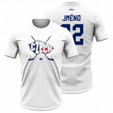 Bavlněné tričko Česko 2212 - bílá