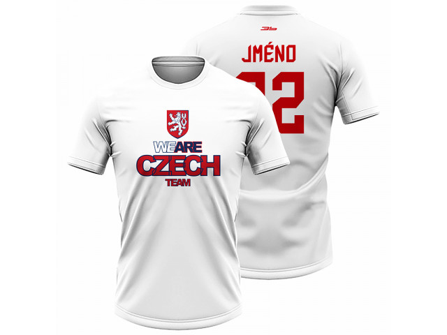 Bavlněné tričko Česko 2213
