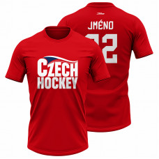 Bavlněné tričko Česko 2217 - bílá