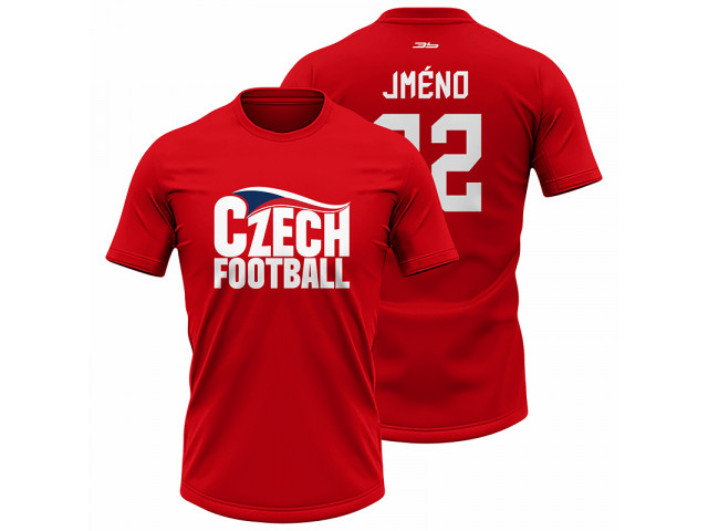 Bavlněné tričko Česko 2218