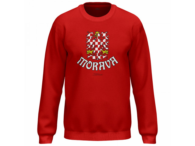 Bavlněná mikina bez kapuce Česko 2302