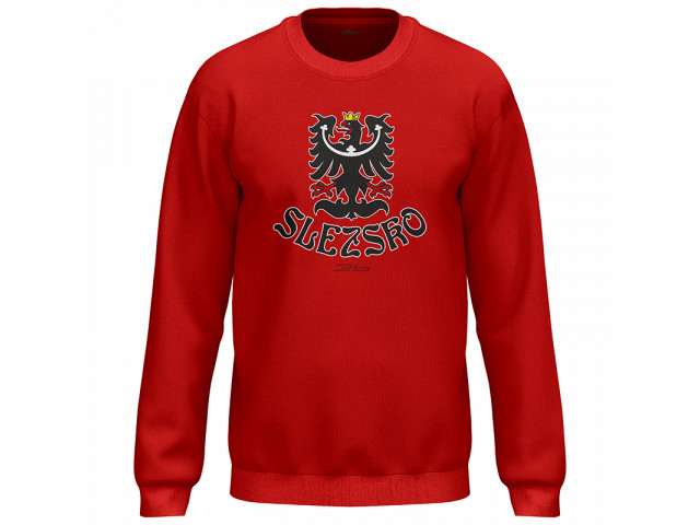 Bavlněná mikina bez kapuce Česko 2301 - červená