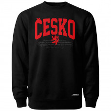 Bavlněná mikina bez kapuce Česko 2412 Bavlněná mikina bez kapuce Česko 2412
