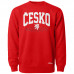 Bavlněná mikina bez kapuce Česko 2412
