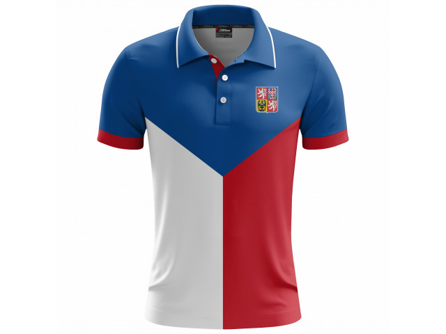 Sublimovaná polokošile Česko 2207