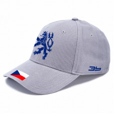 Kšiltovka Česko 2301 - šedá