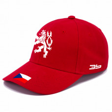 Kšiltovka Česko 2301 - červená