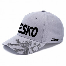 Kšiltovka Česko 2303 - šedá