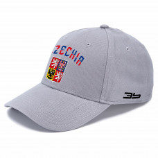 Kšiltovka Česko 2203b - šedá