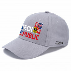 Kšiltovka Česko 2205b - šedá
