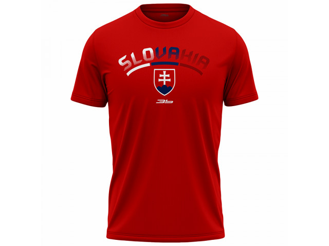 Bavlněné tričko Slovensko 2301 - červená