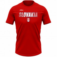 Bavlněné tričko Slovensko 2205 - červená