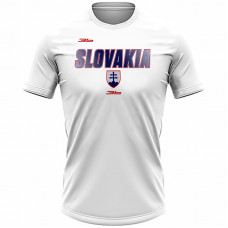 Bavlněné tričko Slovensko 2205 - bílá