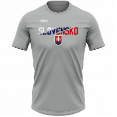 Bavlněné tričko Slovensko 2204 - šedá