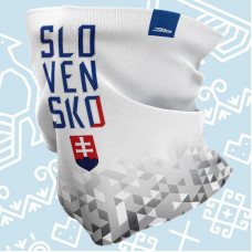 Multifunkční nákrčník Slovensko 2205 - bílá