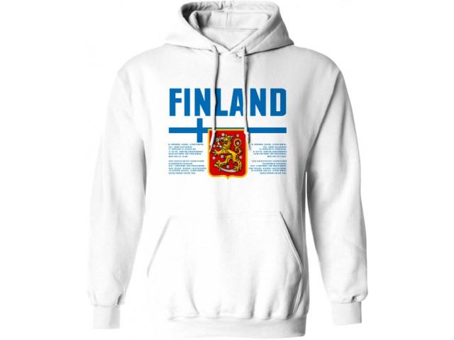 Bavlněná mikina s kapucí Finsko 2201