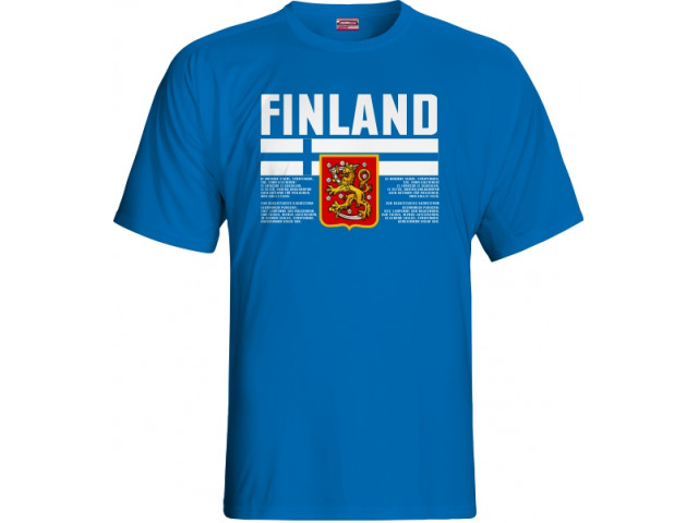 Bavlněné tričko Finsko 2201