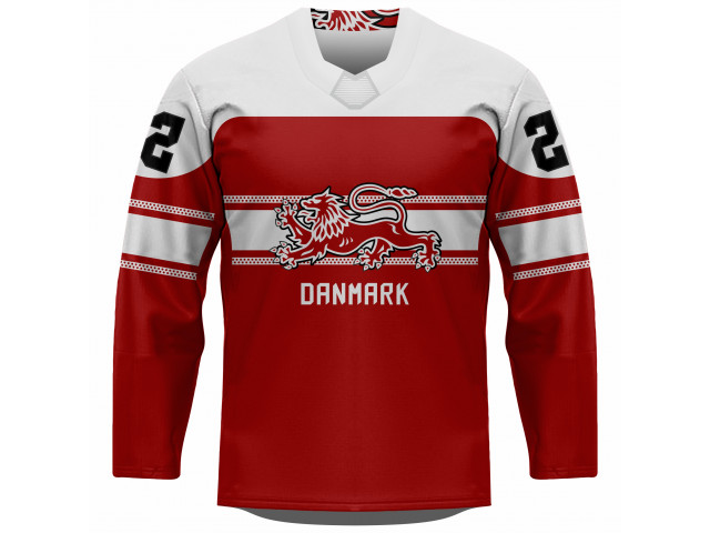 Fan hokejový dres Dánsko 2202 Fan hokejový dres Dánsko 2202