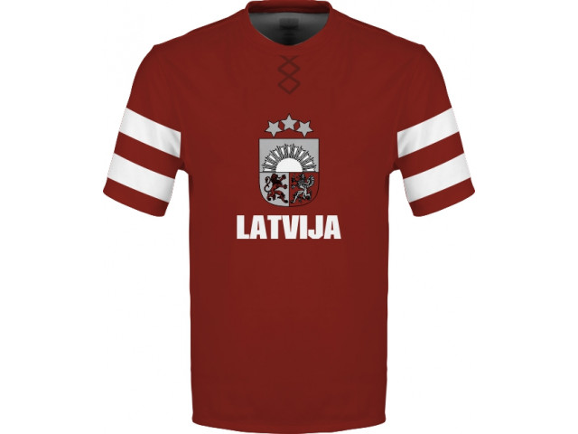 Sublimované tričko Lotyšsko 2201 Sublimované tričko Lotyšsko 2201