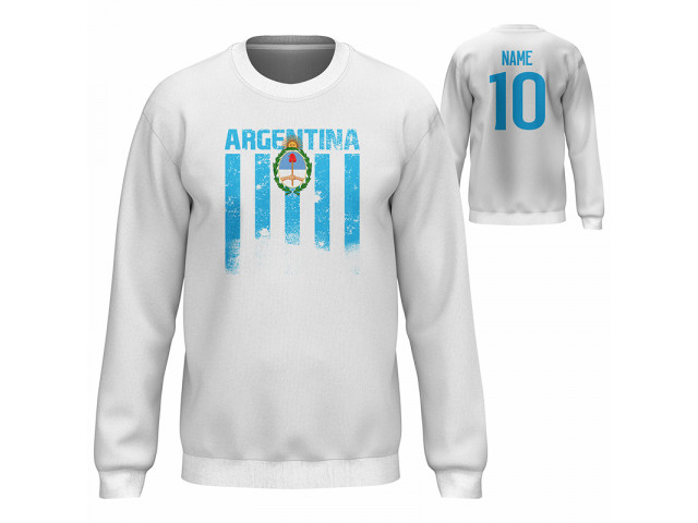 Bavlněná mikina bez kapuce Argentina 2201