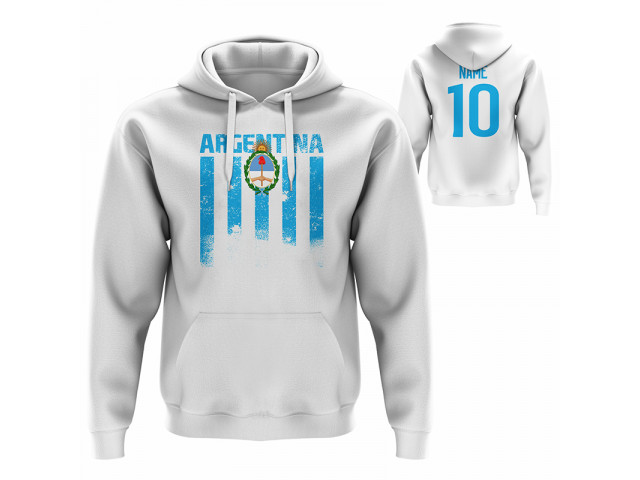 Bavlněná mikina s kapucí Argentina 2201