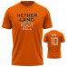 Bavlněné tričko Nizozemsko 2202 - oranžová