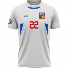Fan dres Česko 2402 - bílá