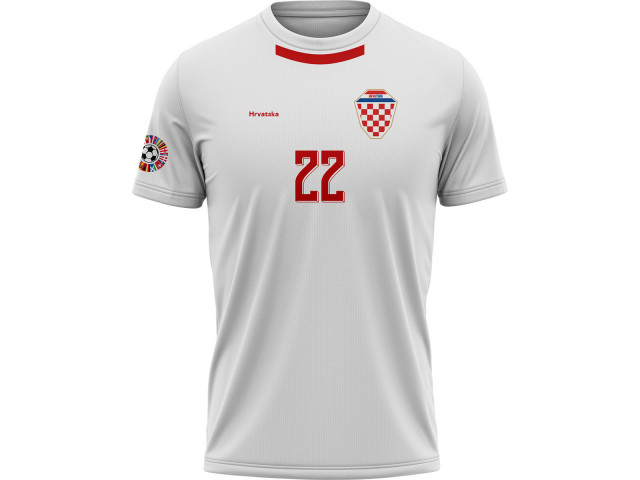 Bavlněné tričko Chorvatsko 2401