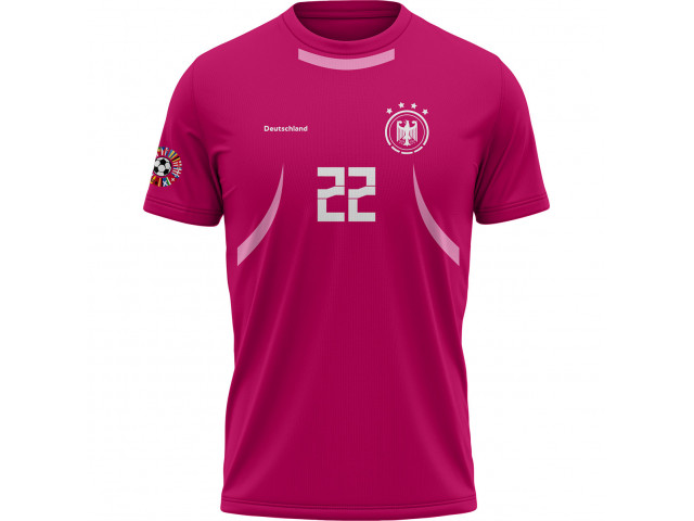 Bavlněné tričko Německo 2401 - růžová