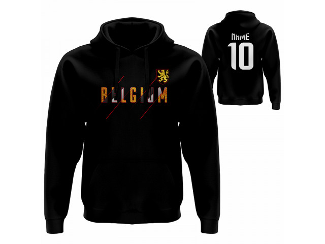 Bavlněná mikina s kapucí Belgie 2202