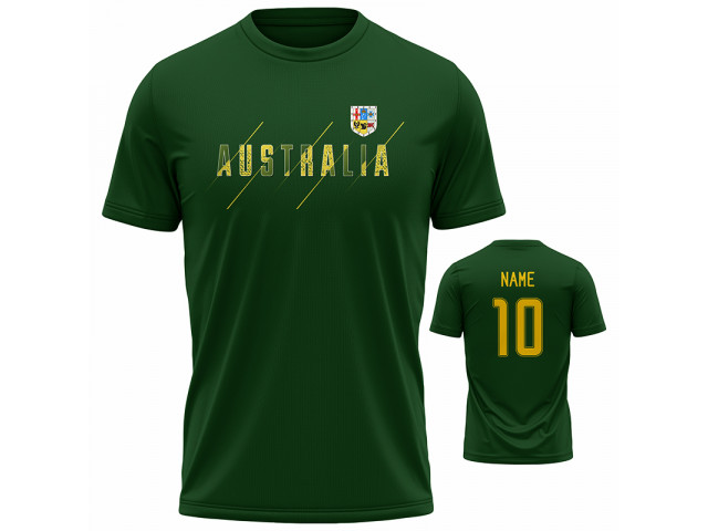 Bavlněné tričko Austrálie 2202 - zelená