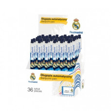 Guľôčkové pero 0,7mm REAL MADRID, modré, stojan, 201018001 Guľôčkové pero 0,7mm REAL MADRID, modré, stojan, 201018001