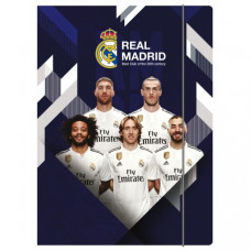 Odkladacia mapa s 3 chlopňami a gumičkou, A4, REAL MADRID C.F., mix motívov, 108019005 Odkladacia mapa s 3 chlopňami a gumičkou, A4, REAL MADRID C.F., mix motívov, 108019005