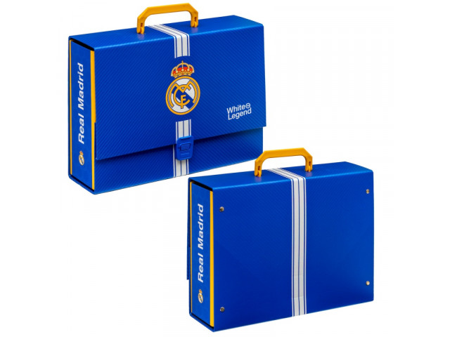 Školský kufrík s rúčkou A4 Real Madrid XL – 9 cm, 108026004 Školský kufrík s rúčkou A4 Real Madrid XL – 9 cm, 108026004