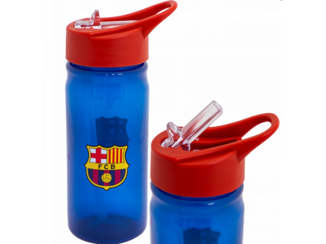 Detská fľaša so slamkou FC Barcelona – 450 ml, 511025014
