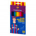 Ergonomické trojhranné farbičky 12ks FC Barcelona, 312023050 Ergonomické trojhranné farbičky 12ks FC Barcelona, 312023050