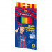 Ergonomické trojhranné farbičky 12ks FC Barcelona, 312023050 Ergonomické trojhranné farbičky 12ks FC Barcelona, 312023050