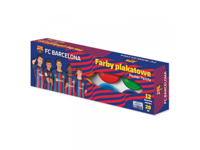 Temperové farby v kelímku FC Barcelona - 12 x 20 ml, 301123050 Temperové farby v kelímku FC Barcelona - 12 x 20 ml, 301123050