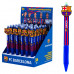Gumovacie klik pero FC Barcelona - 0,5 mm, modré, 1ks, stojan, 201023051 Gumovacie klik pero FC Barcelona - 0,5 mm, modré, 1ks, stojan, 201023051